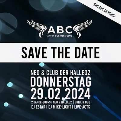 ABC × NEO & Club der Halle02