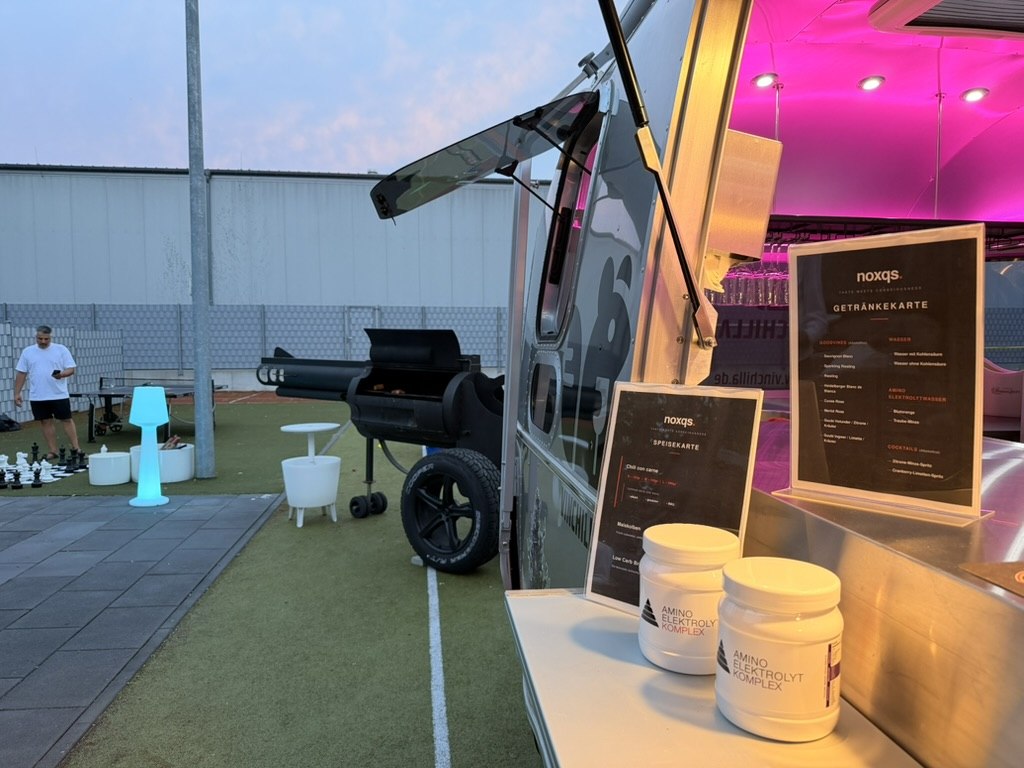 Vinchilla Airstream-Bar auf dem BMSBASE-Gelände